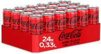 Coca Cola Zero Sugar (Dosentray) 24x0,33 l